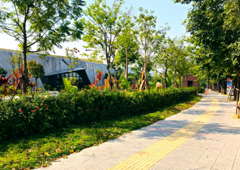 Gạch Terrazzo ngoài trời Secoin tại Vinhomes Smart City Tây Mỗ  - Hà Nội